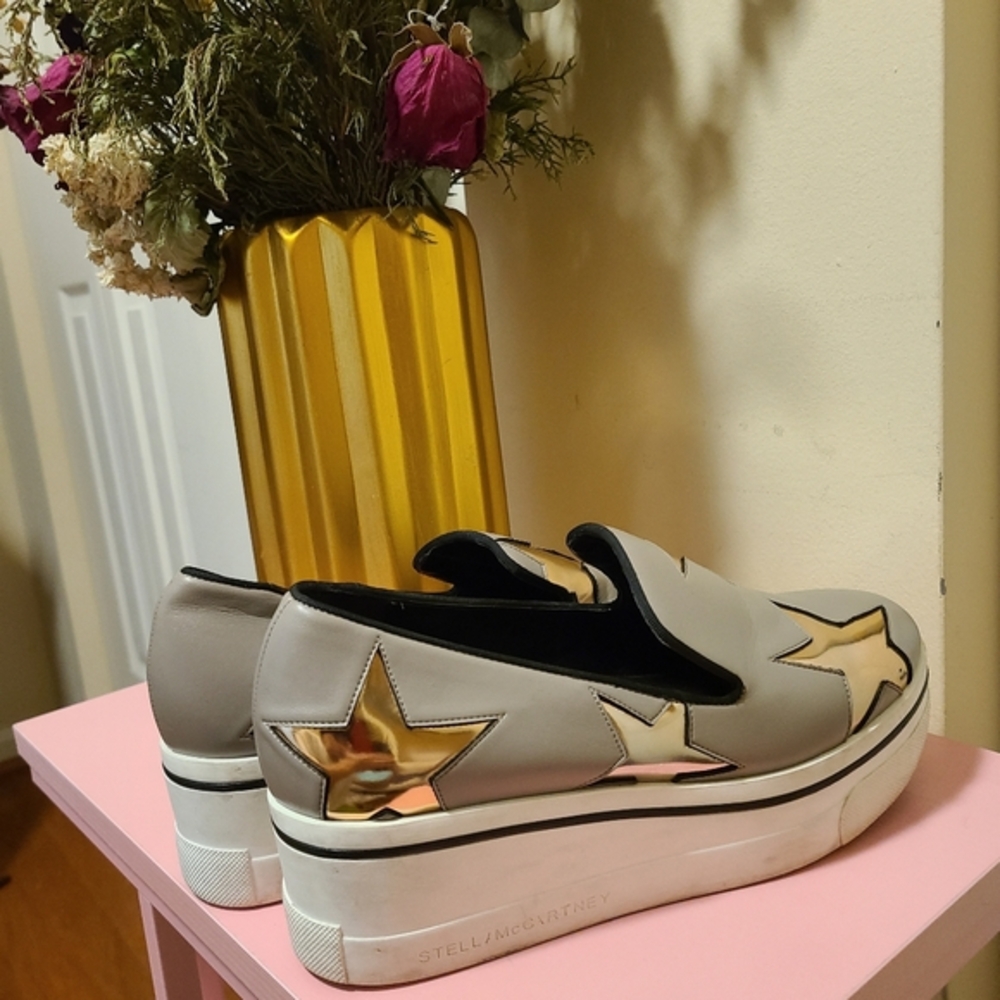 Stella McCartney Star Platform Shoes, Size 6 US, Minimal Usage